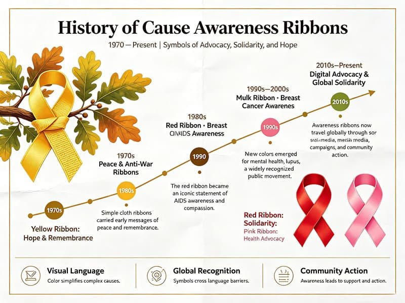 Ultimate Guide to Awareness Ribbon Colors, Meanings, and Custom Pins