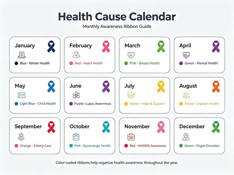 Ultimate Guide to Awareness Ribbon Colors, Meanings, and Custom Pins